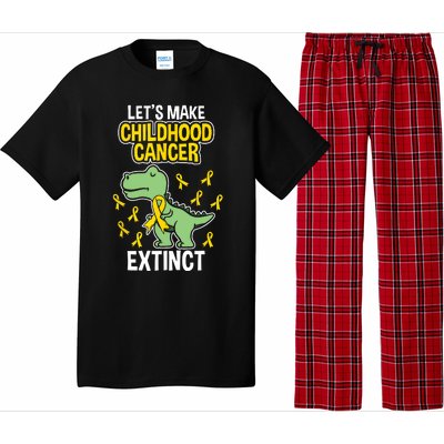 In September We Wear Gold Childhood Cancer Awareness Pajama Set