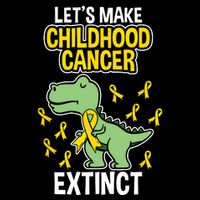 In September We Wear Gold Childhood Cancer Awareness Flat Bill Trucker Hat