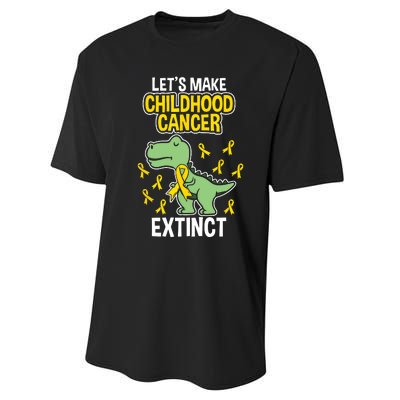 In September We Wear Gold Childhood Cancer Awareness Performance Sprint T-Shirt