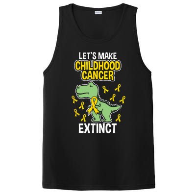 In September We Wear Gold Childhood Cancer Awareness PosiCharge Competitor Tank