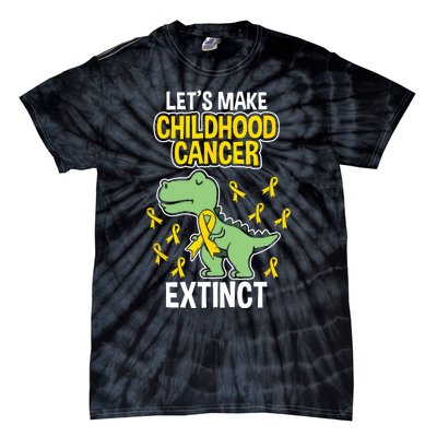 In September We Wear Gold Childhood Cancer Awareness Tie-Dye T-Shirt