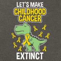 In September We Wear Gold Childhood Cancer Awareness Cotton Canvas Backpack