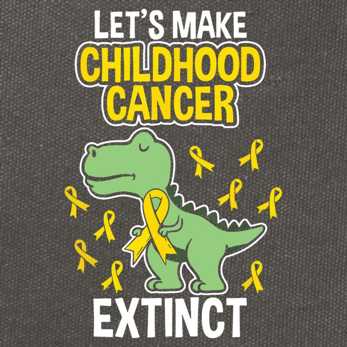 In September We Wear Gold Childhood Cancer Awareness Cotton Canvas Backpack