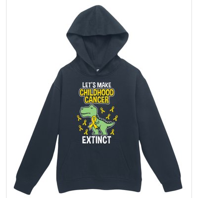 In September We Wear Gold Childhood Cancer Awareness Urban Pullover Hoodie