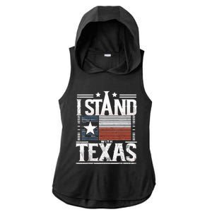 I Stand With Texas Scotus Ladies PosiCharge Tri-Blend Wicking Draft Hoodie Tank