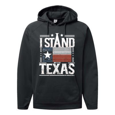 I Stand With Texas Scotus Performance Fleece Hoodie