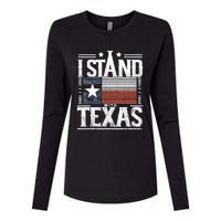 I Stand With Texas Scotus Womens Cotton Relaxed Long Sleeve T-Shirt