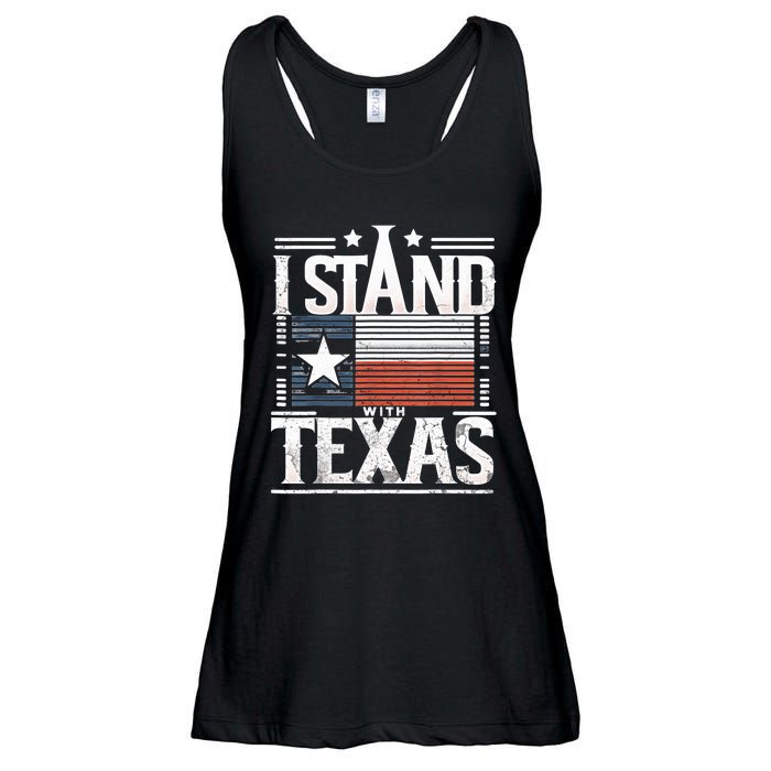 I Stand With Texas Scotus Ladies Essential Flowy Tank