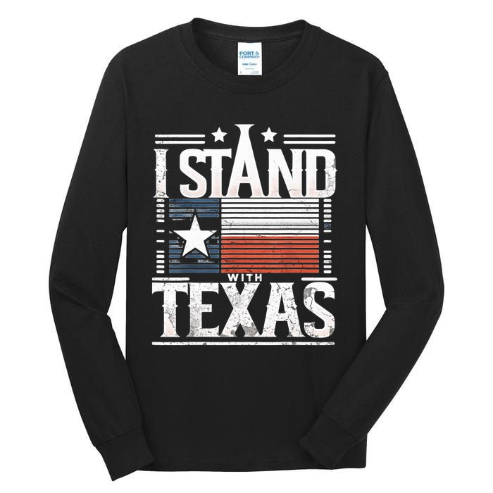 I Stand With Texas Scotus Tall Long Sleeve T-Shirt