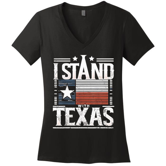 I Stand With Texas Scotus Women's V-Neck T-Shirt