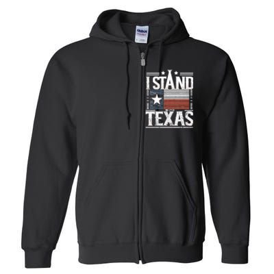 I Stand With Texas Scotus Full Zip Hoodie