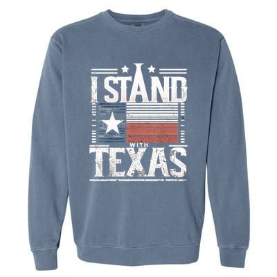 I Stand With Texas Scotus Garment-Dyed Sweatshirt