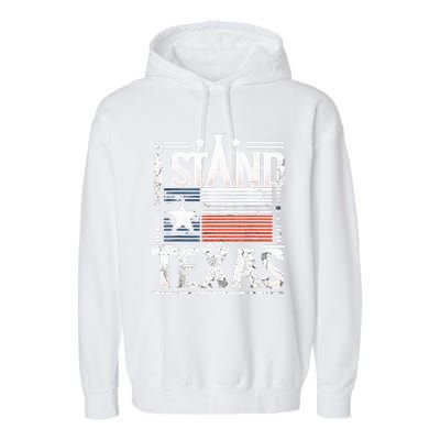 I Stand With Texas Scotus Garment-Dyed Fleece Hoodie