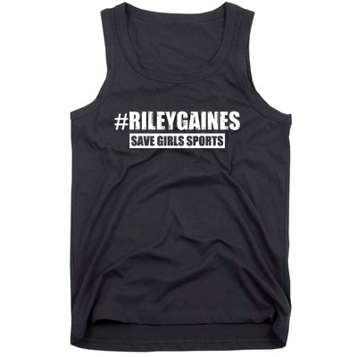 I Stand With Riley Gaines Hashtag Tank Top