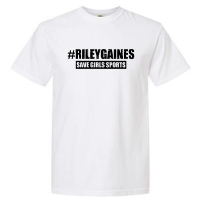 I Stand With Riley Gaines Hashtag Garment-Dyed Heavyweight T-Shirt