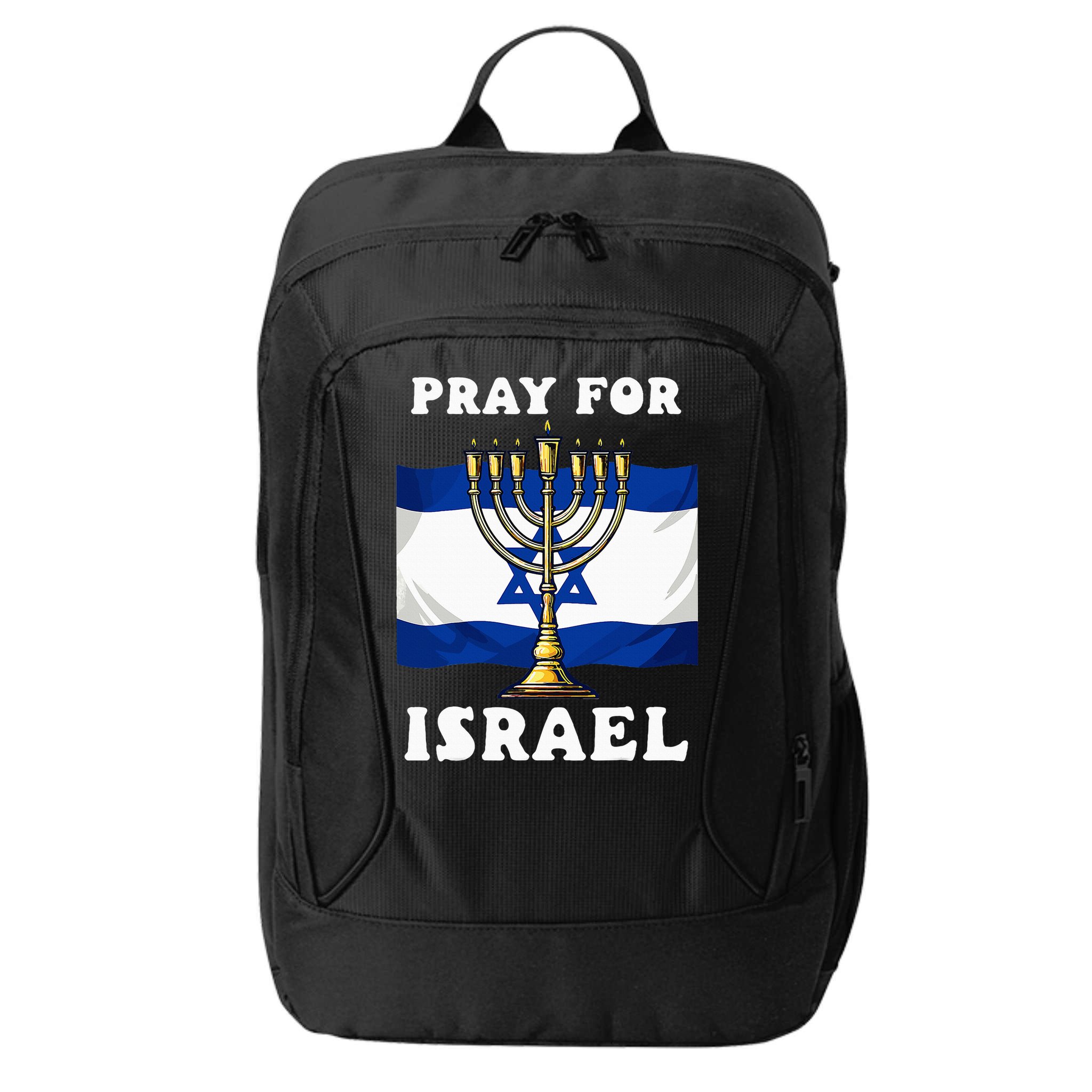 I Stand With Israel Support Israel Strong Pray For Israel City Backpack