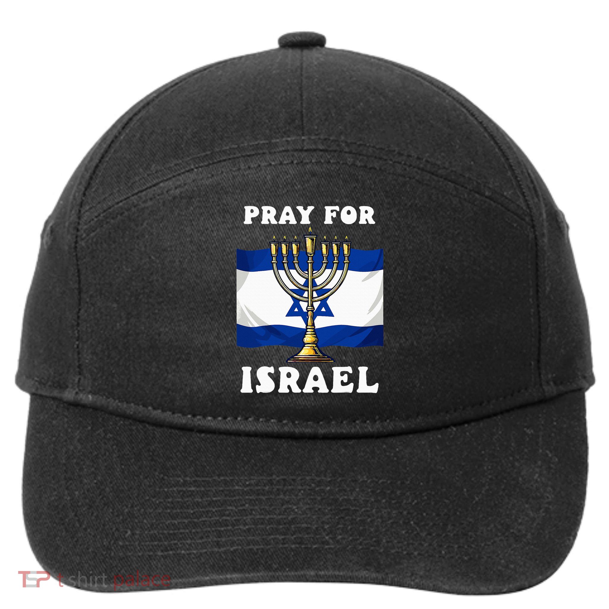 I Stand With Israel Support Israel Strong Pray For Israel 7-Panel Snapback Hat