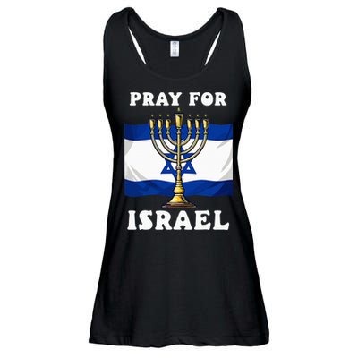 I Stand With Israel Support Israel Strong Pray For Israel Ladies Essential Flowy Tank