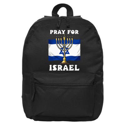 I Stand With Israel Support Israel Strong Pray For Israel 16 in Basic Backpack