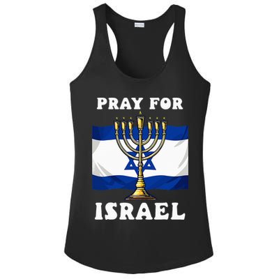 I Stand With Israel Support Israel Strong Pray For Israel Ladies PosiCharge Competitor Racerback Tank