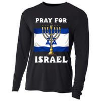 I Stand With Israel Support Israel Strong Pray For Israel Cooling Performance Long Sleeve Crew