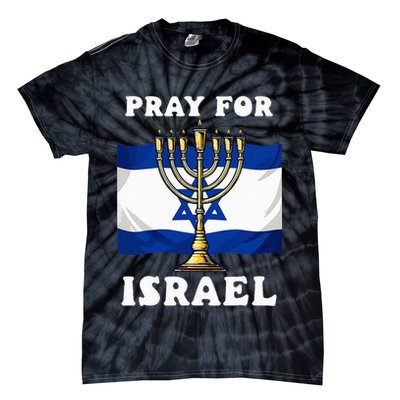 I Stand With Israel Support Israel Strong Pray For Israel Tie-Dye T-Shirt