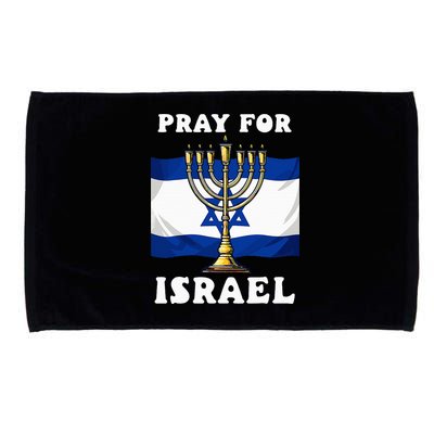 I Stand With Israel Support Israel Strong Pray For Israel Microfiber Hand Towel