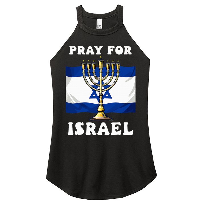 I Stand With Israel Support Israel Strong Pray For Israel Women's Perfect Tri Rocker Tank