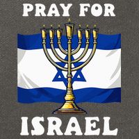 I Stand With Israel Support Israel Strong Pray For Israel Cotton Canvas Backpack