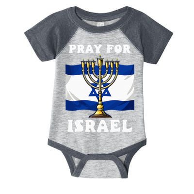 I Stand With Israel Support Israel Strong Pray For Israel Infant Baby Jersey Bodysuit
