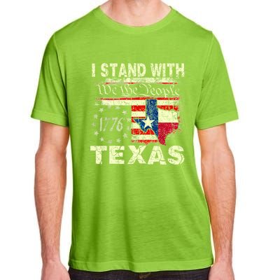 I Stand With Texas Adult ChromaSoft Performance T-Shirt