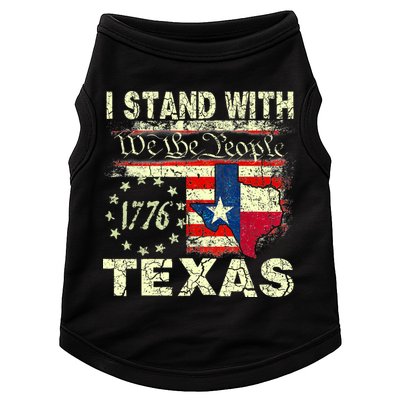 I Stand With Texas Doggie Tank