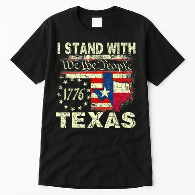 I Stand With Texas Tall T-Shirt