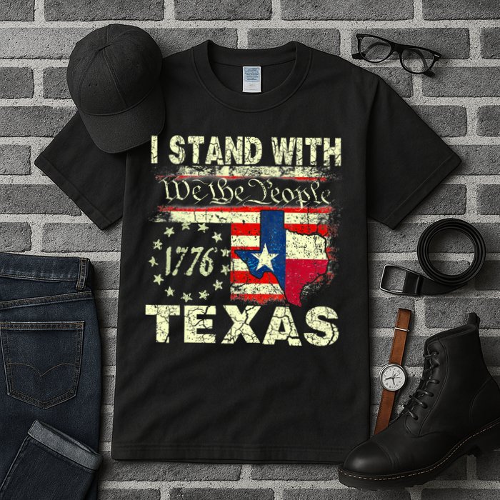 I Stand With Texas Tall T-Shirt