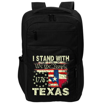 I Stand With Texas Impact Tech Backpack