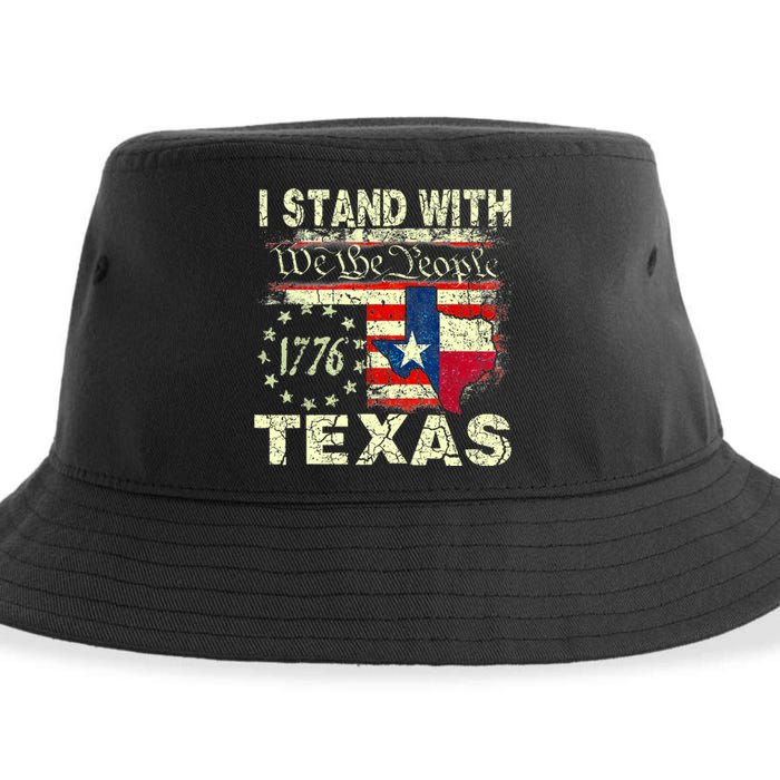 I Stand With Texas Sustainable Bucket Hat