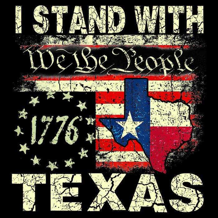 I Stand With Texas 7-Panel Snapback Hat