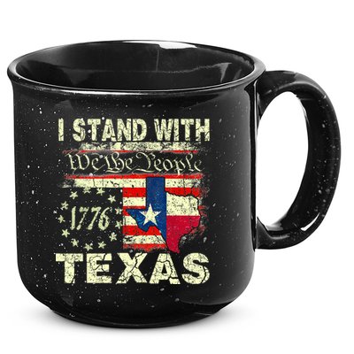 I Stand With Texas 15oz Campfire Ceramic Mug