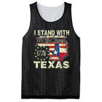 I Stand With Texas Mesh Reversible Basketball Jersey Tank