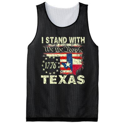 I Stand With Texas Mesh Reversible Basketball Jersey Tank