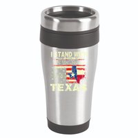 I Stand With Texas 16oz Travel Tumbler