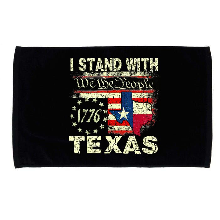 I Stand With Texas Microfiber Hand Towel