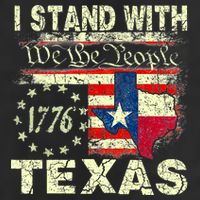 I Stand With Texas Microfiber Hand Towel