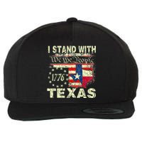 I Stand With Texas Wool Snapback Cap