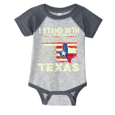 I Stand With Texas Infant Baby Jersey Bodysuit