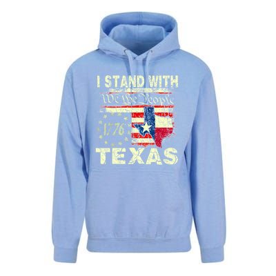 I Stand With Texas Unisex Surf Hoodie