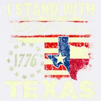 I Stand With Texas Garment-Dyed Sweatshirt