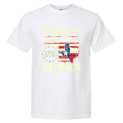 I Stand With Texas Garment-Dyed Heavyweight T-Shirt