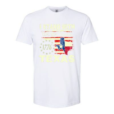 I Stand With Texas Softstyle® CVC T-Shirt