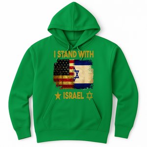 I Stand With Israel I Stand With Israel America Flag Hoodie